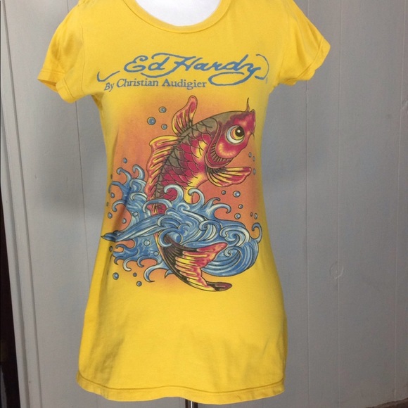 ed hardy fish shirt
